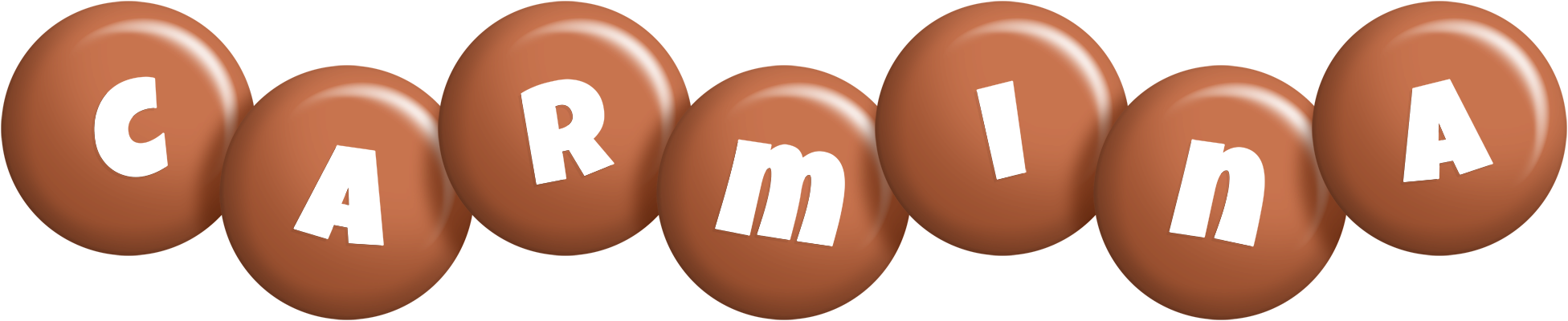Carmina candy-brown logo