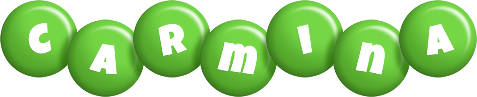 Carmina candy-green logo