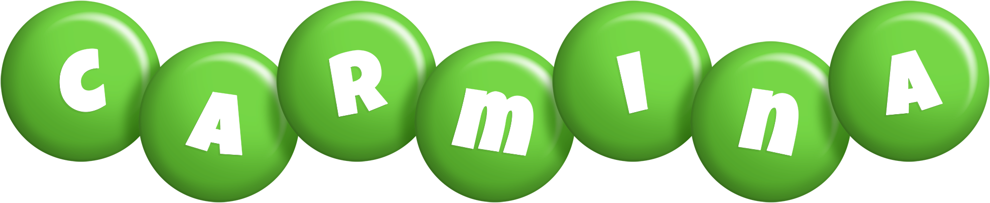Carmina candy-green logo