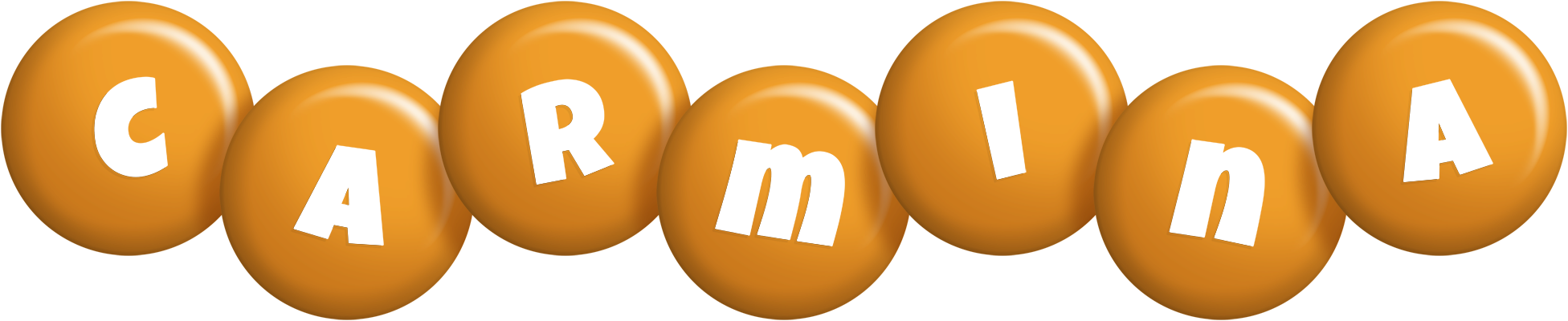 Carmina candy-orange logo