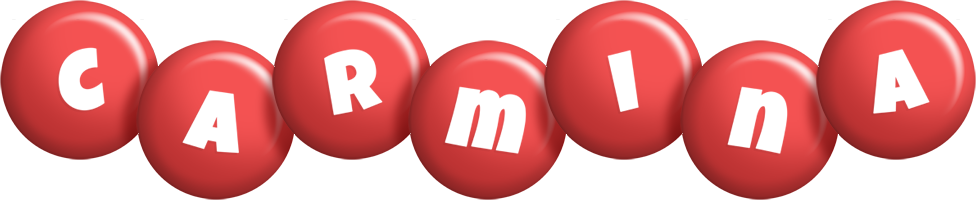 Carmina candy-red logo