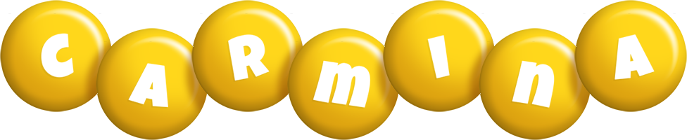 Carmina candy-yellow logo
