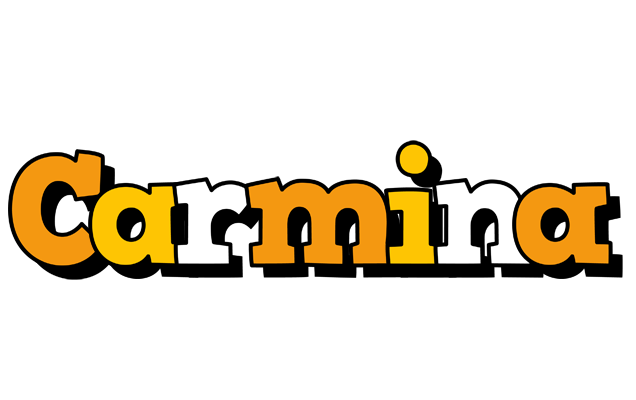 Carmina cartoon logo