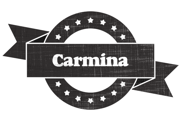 Carmina grunge logo