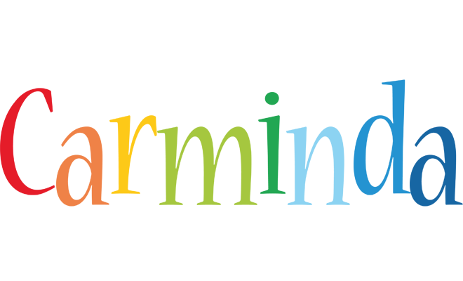 Carminda birthday logo