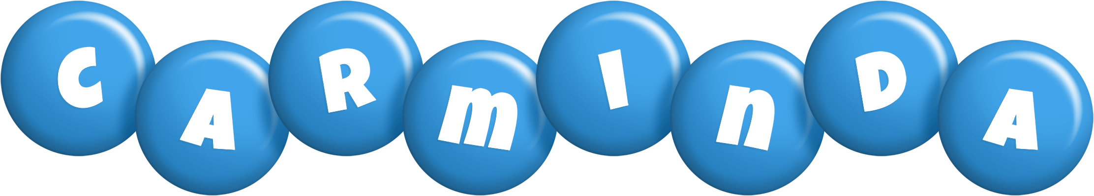 Carminda candy-blue logo