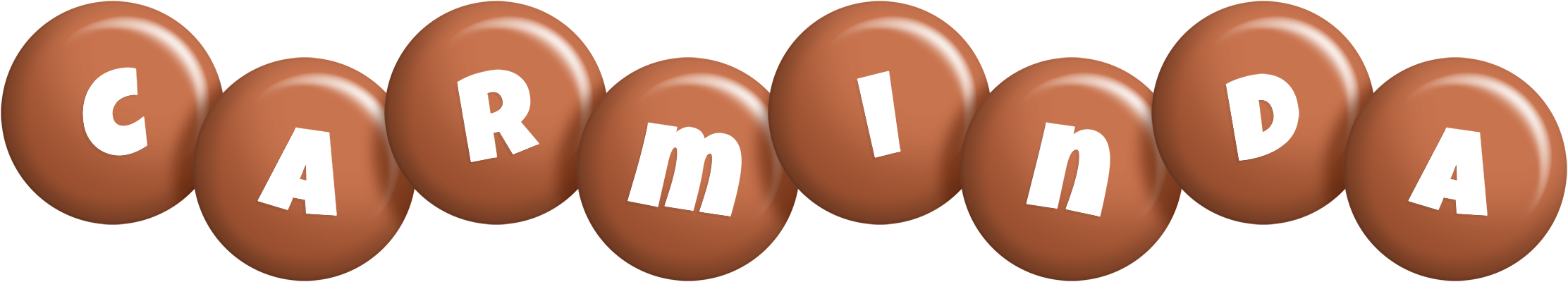 Carminda candy-brown logo