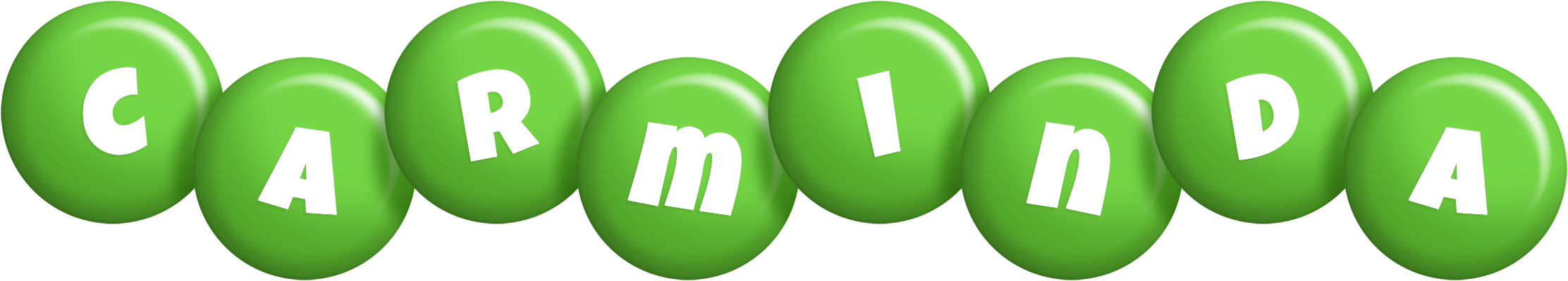 Carminda candy-green logo