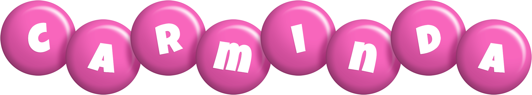 Carminda candy-pink logo