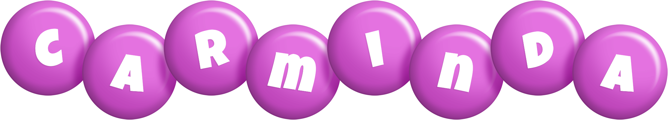 Carminda candy-purple logo
