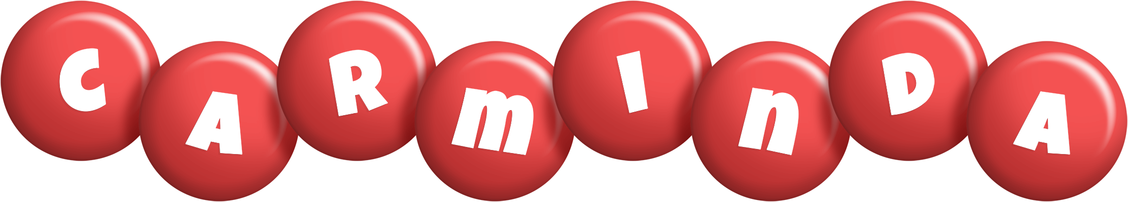 Carminda candy-red logo