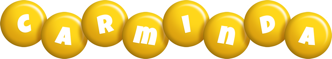 Carminda candy-yellow logo