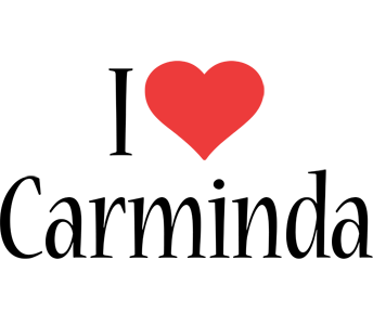 Carminda i-love logo