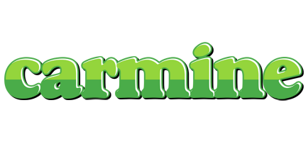 Carmine apple logo