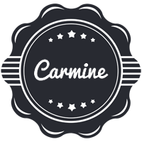 Carmine badge logo