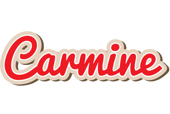 Carmine chocolate logo