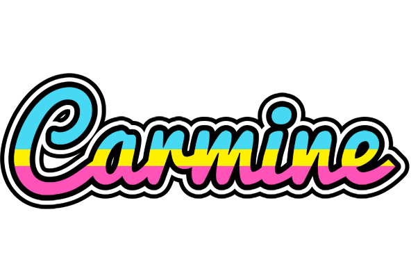 Carmine circus logo