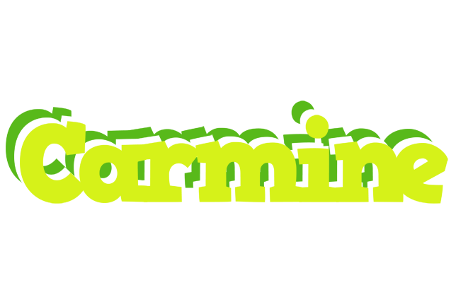 Carmine citrus logo