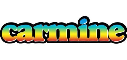 Carmine color logo
