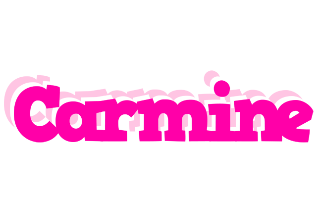 Carmine dancing logo