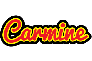 Carmine fireman logo