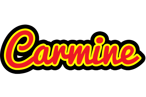 Carmine fireman logo