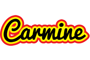 Carmine flaming logo
