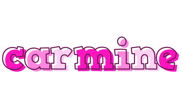 Carmine hello logo