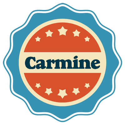 Carmine labels logo