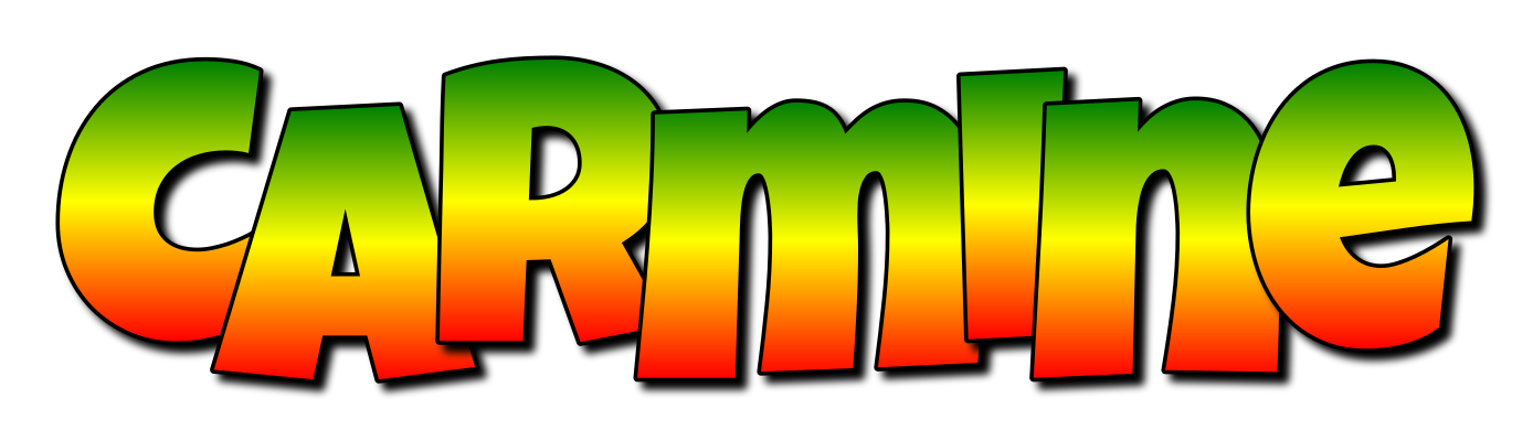 Carmine mango logo