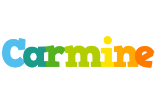 Carmine rainbows logo