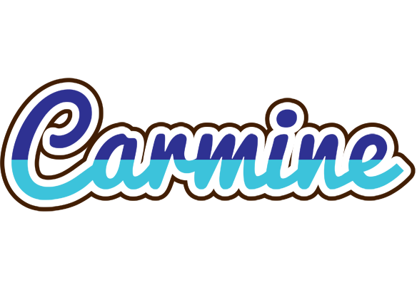 Carmine raining logo