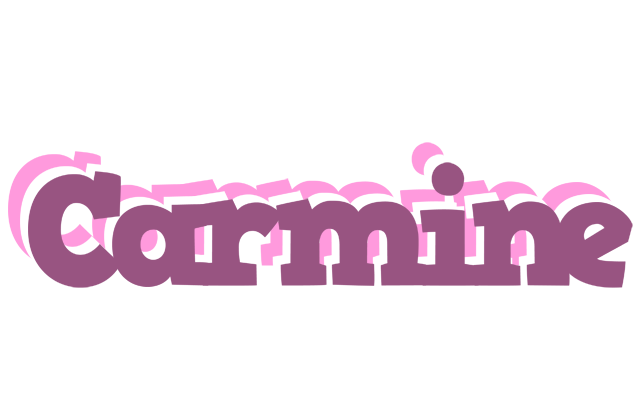 Carmine relaxing logo