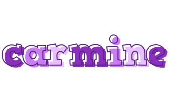 Carmine sensual logo