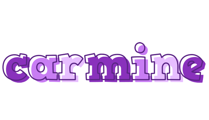 Carmine sensual logo
