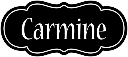 Carmine welcome logo