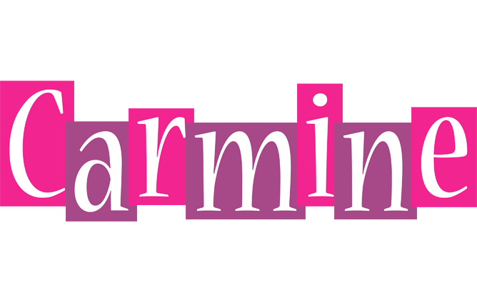 Carmine whine logo