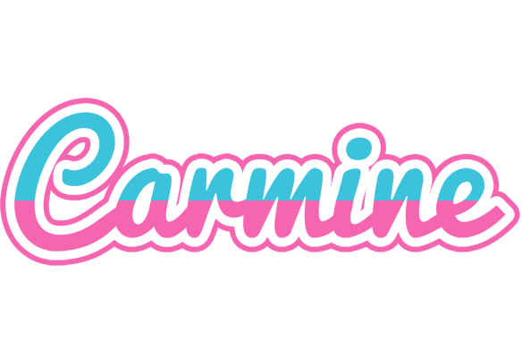 Carmine woman logo