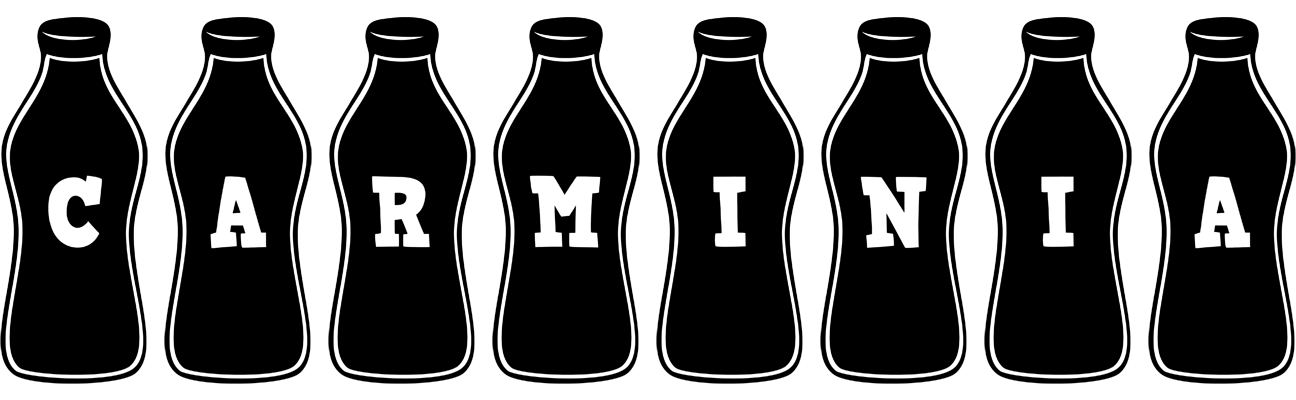 Carminia bottle logo