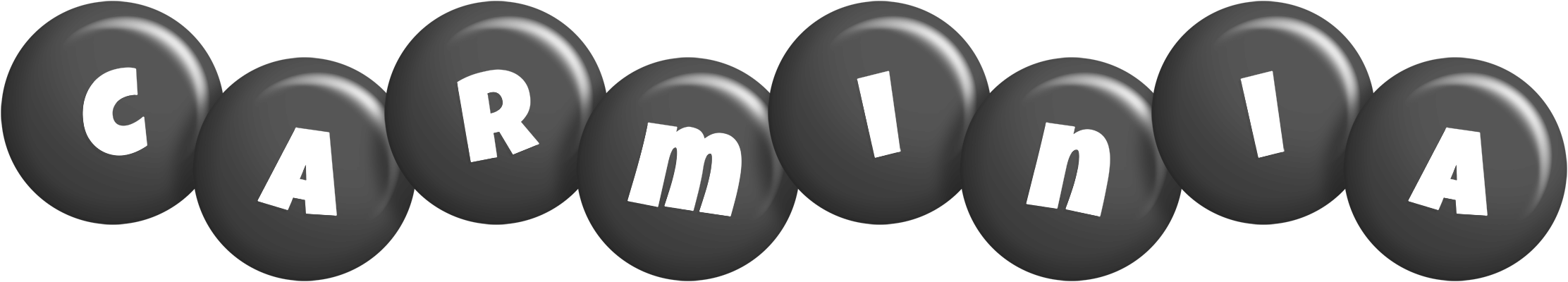 Carminia candy-black logo