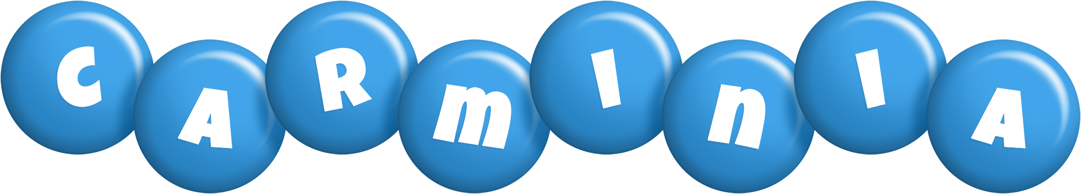 Carminia candy-blue logo