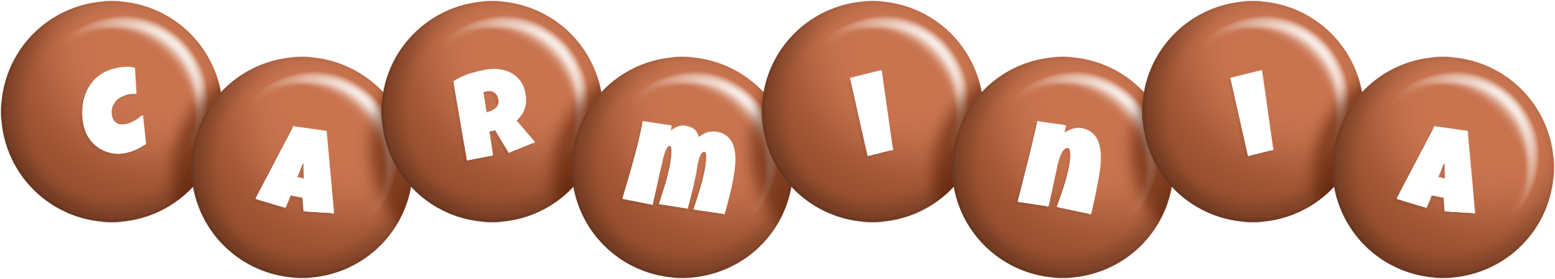 Carminia candy-brown logo
