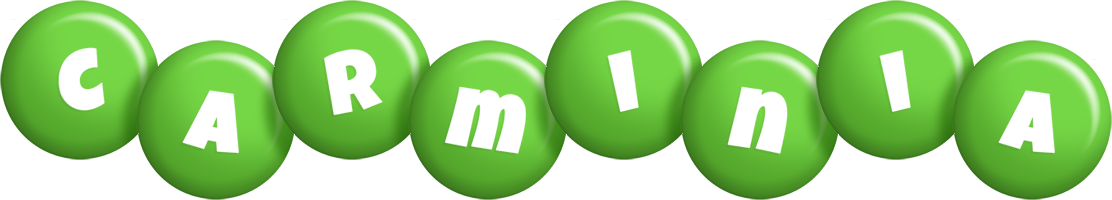 Carminia candy-green logo