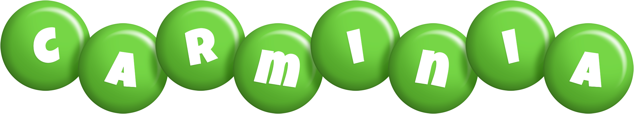 Carminia candy-green logo