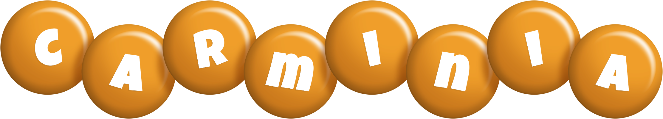 Carminia candy-orange logo