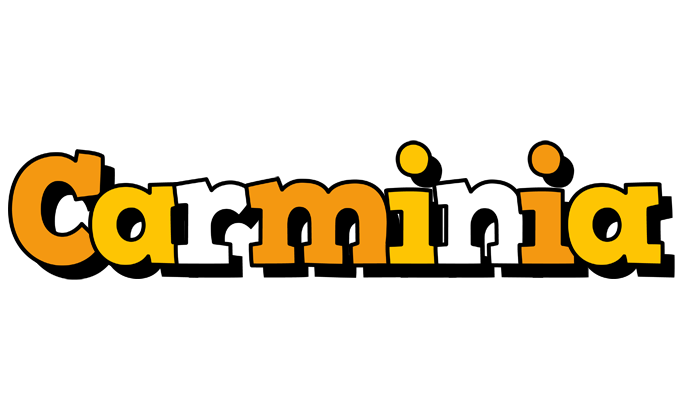 Carminia cartoon logo