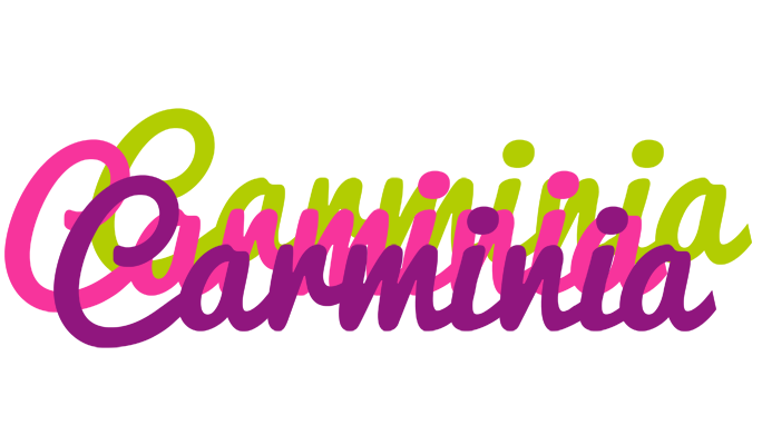 Carminia flowers logo