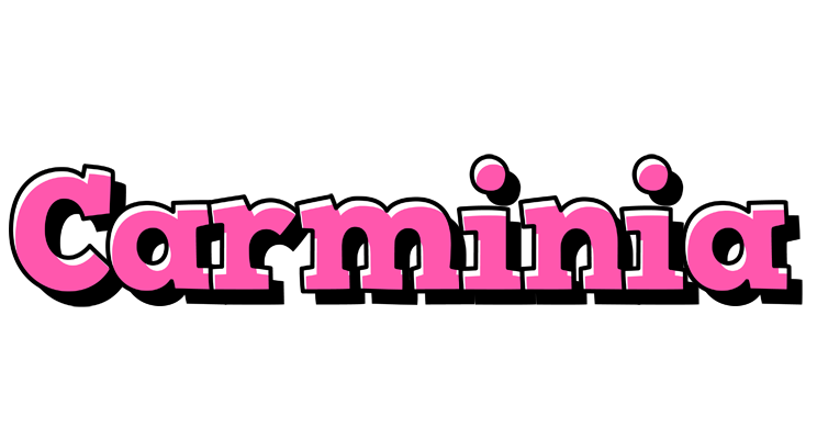 Carminia girlish logo