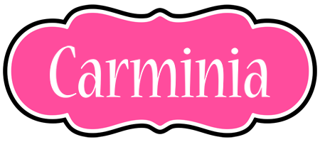 Carminia invitation logo