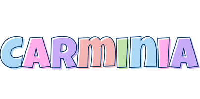 Carminia pastel logo